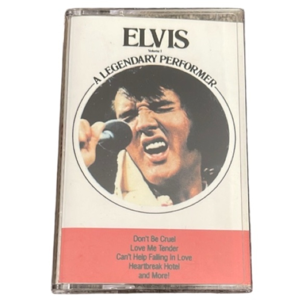 6/$25 ELVIS Volume 1 A Legendary Performer Cassette Tape 50s Vintage